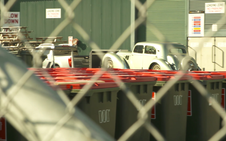 Classic cars being removed from ASB Showgrounds after its sudden liquidation announcement. Photo:...