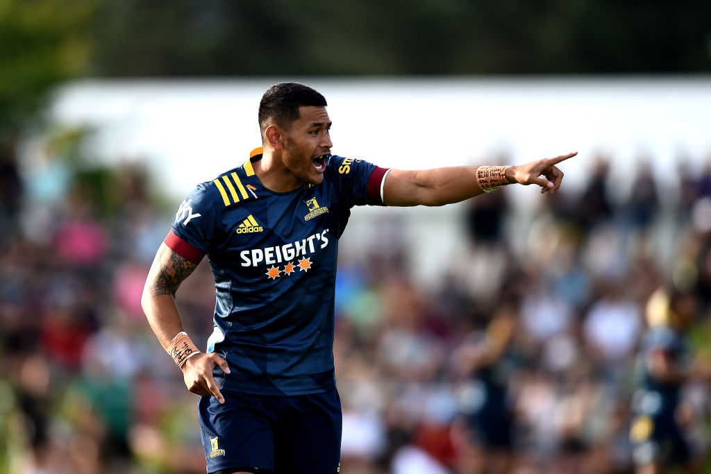 Solomon Alaimalo during the Super Rugby Aotearoa pre-season match between the Highlanders and the...