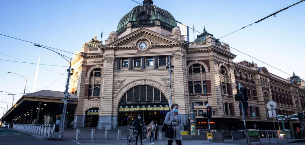 Flinders Street station in Melbourne. File photo: Getty