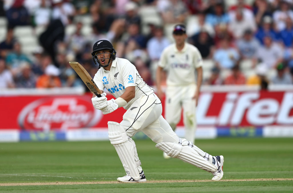 Ross Taylor finished day two on 46 not out. Photo: Getty Images