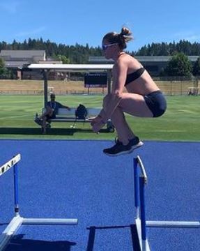 Lindsay Flach competed in the national Olympic trials while 18 weeks pregnant. Photo: Instagram