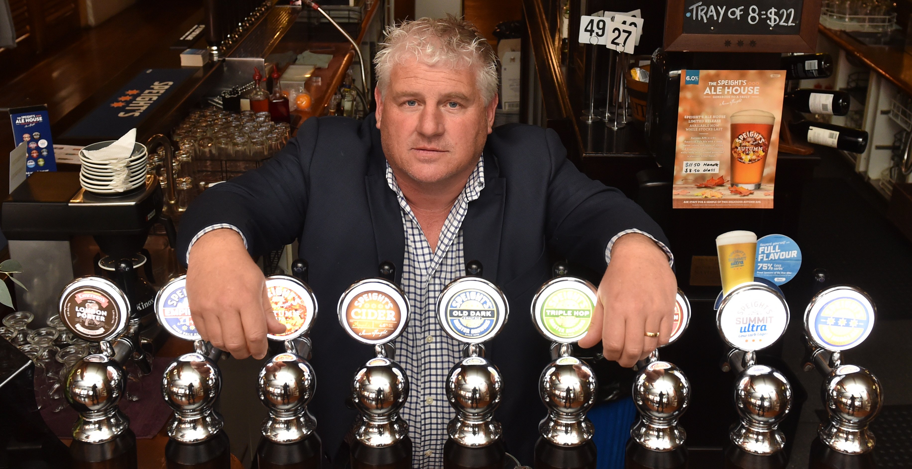 Speight’s Ale House Dunedin owner Mark Scully says getting specialist staff such as chefs and...