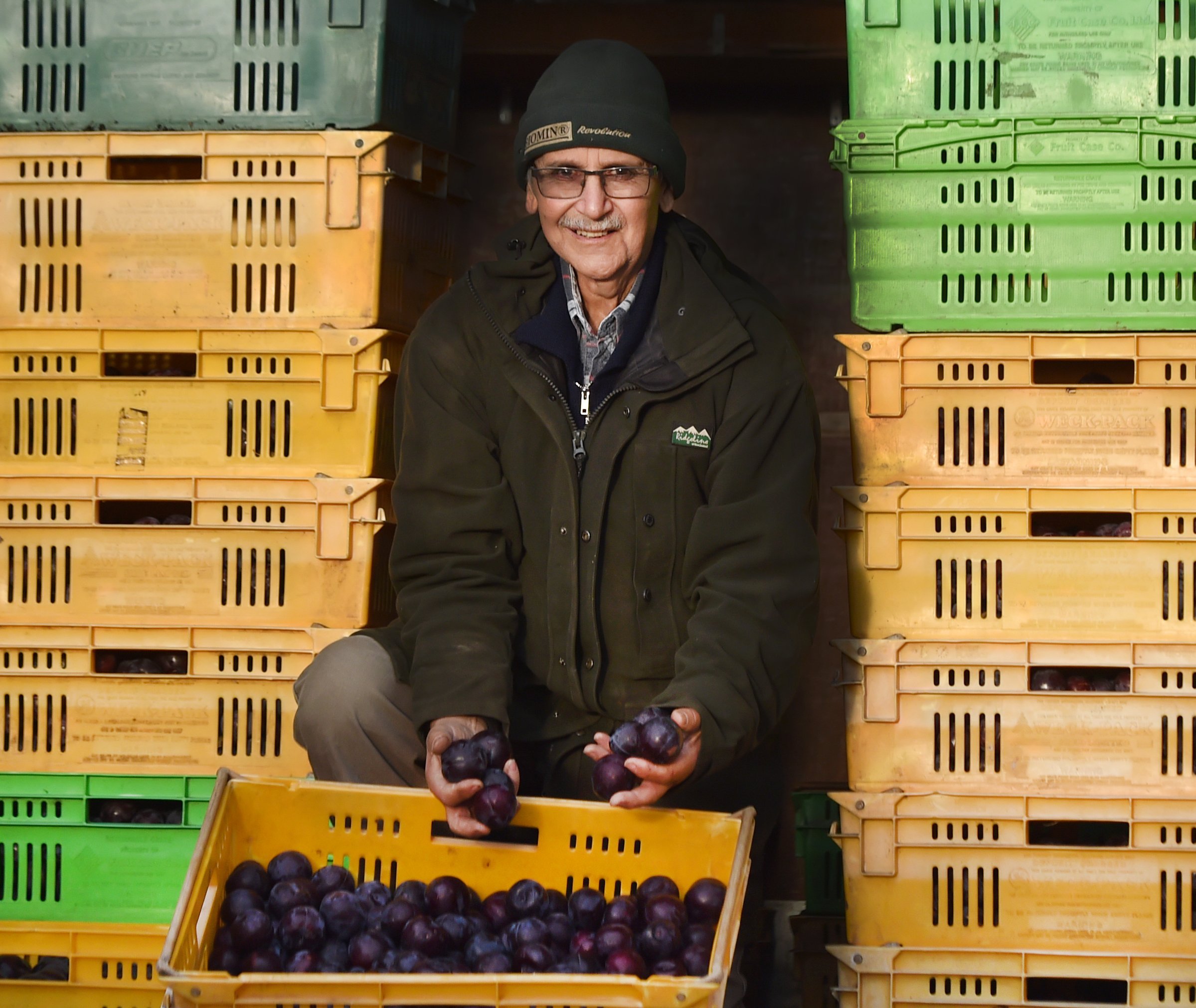 Wes Reichel has attended his last Otago Farmers Market as a vendor. PHOTO: PETER MCINTOSH