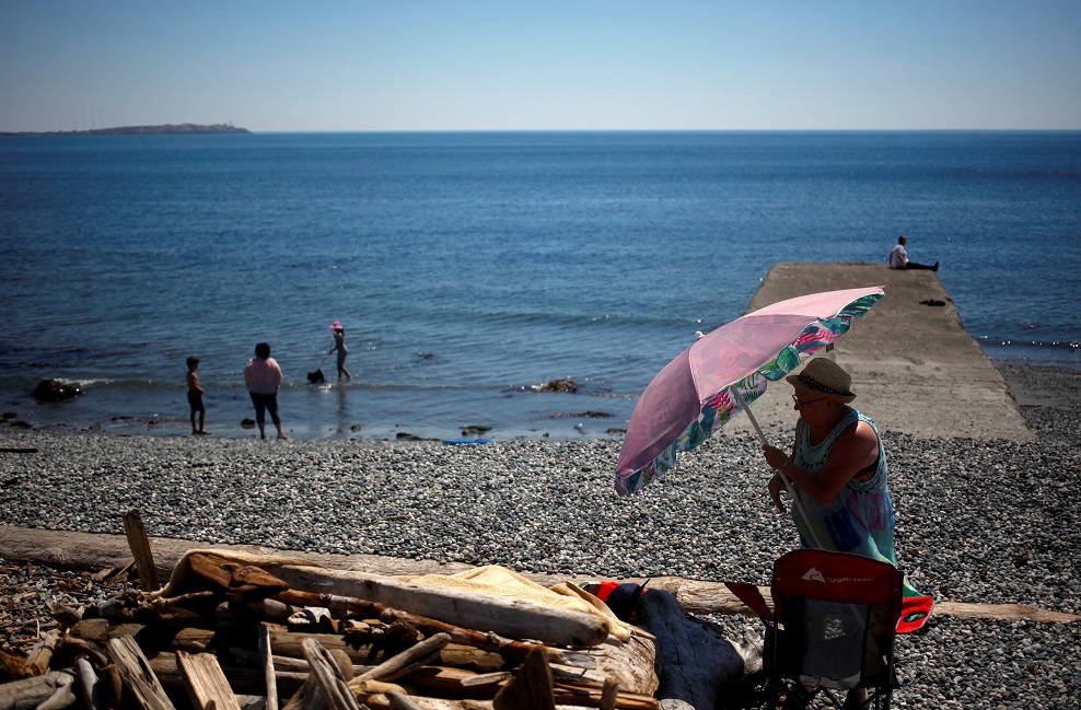 A heatwave has brought record temperatures to parts of Canada. Photo: Reuters