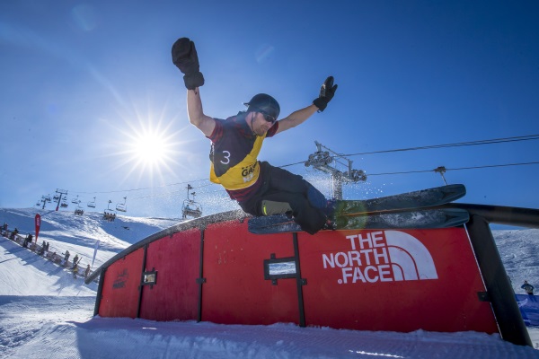 Wanaka freeskier Jackson Wells in action during last year's Winter Games NZ The Obsidian. Photo:...