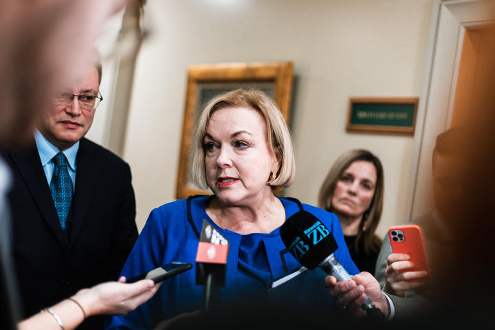 National Party leader Judith Collins. Photo: RNZ 