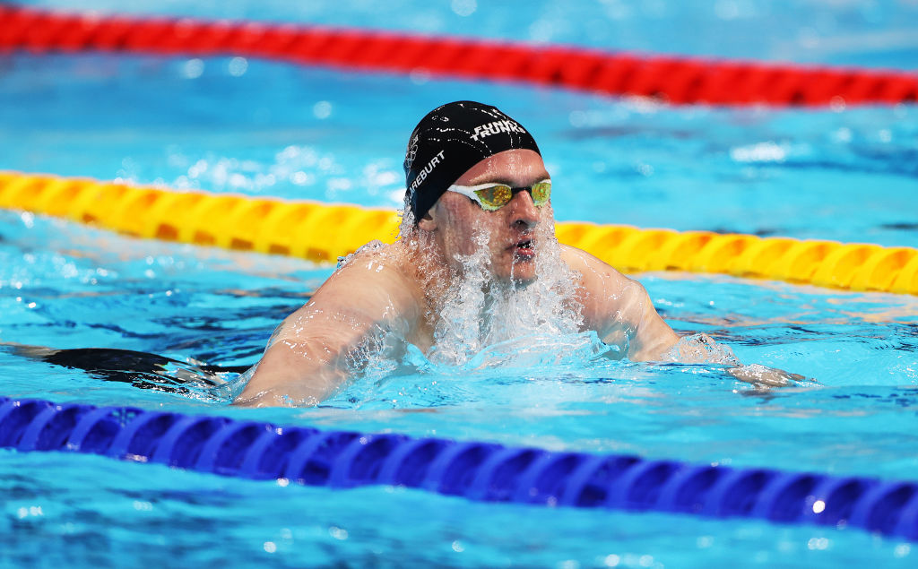 Lewis Clareburt stormed to victory in his heat. Photo: Getty