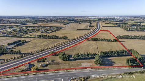 This 7ha block beside the Christchurch Southern Motorway will not be able to be turned into an on...