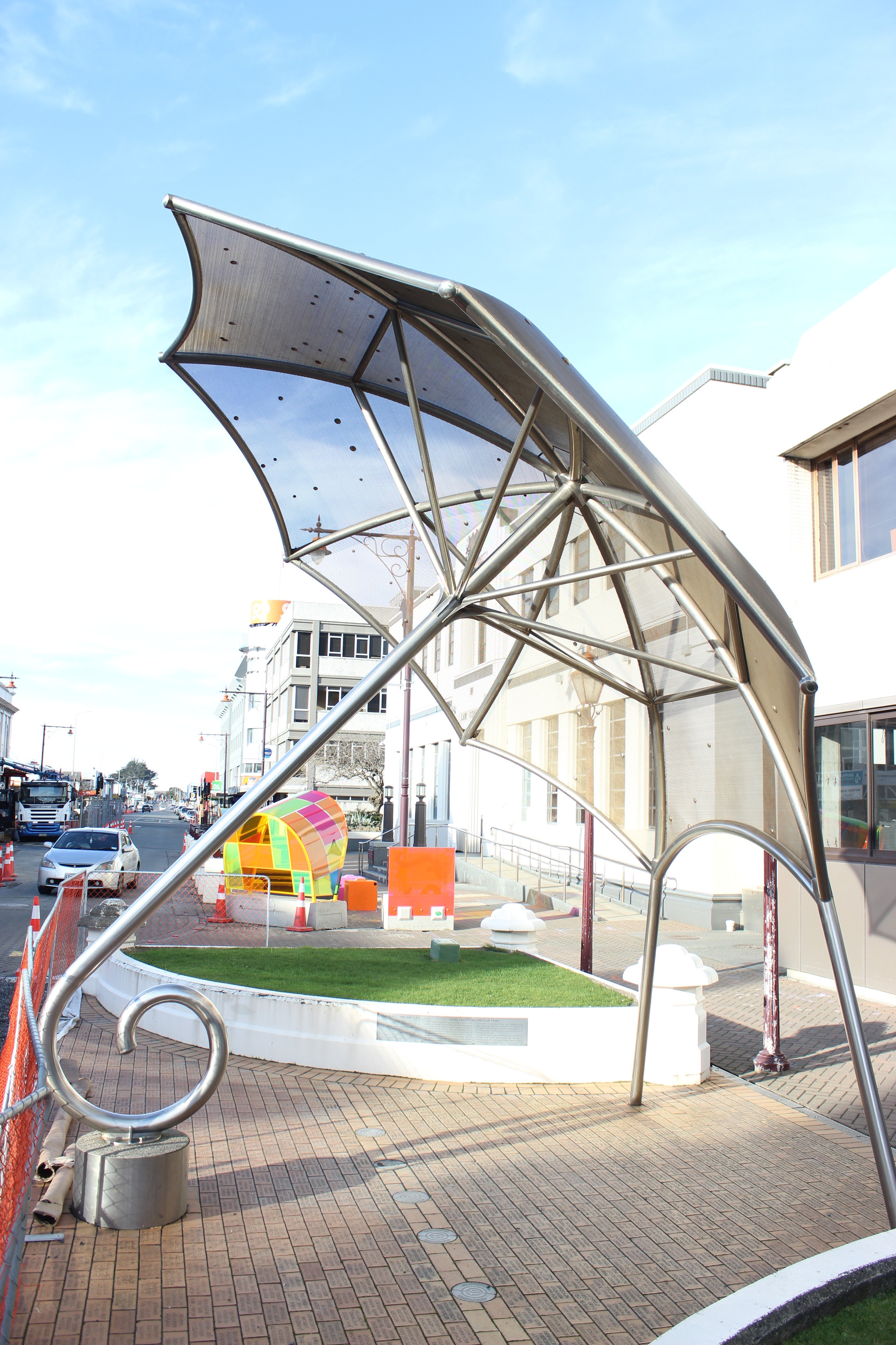 The sculpture Our People — Time and Place in Invercargill’s Don St will be removed to make way...