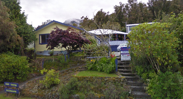 Fox Glacier’s Ivory Towers Backpackers Lodge. Image: Google Maps 