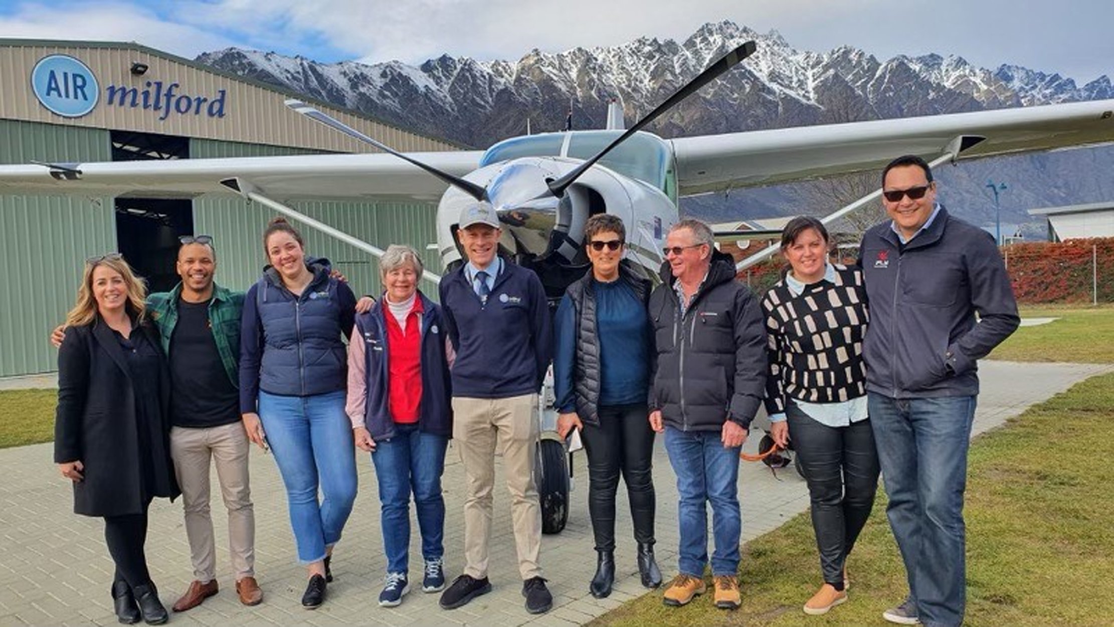 Queenstown tourism operators (from left) Ciara O’Toole, Kenny Winter, Kristine Montgomery, Kerrie...