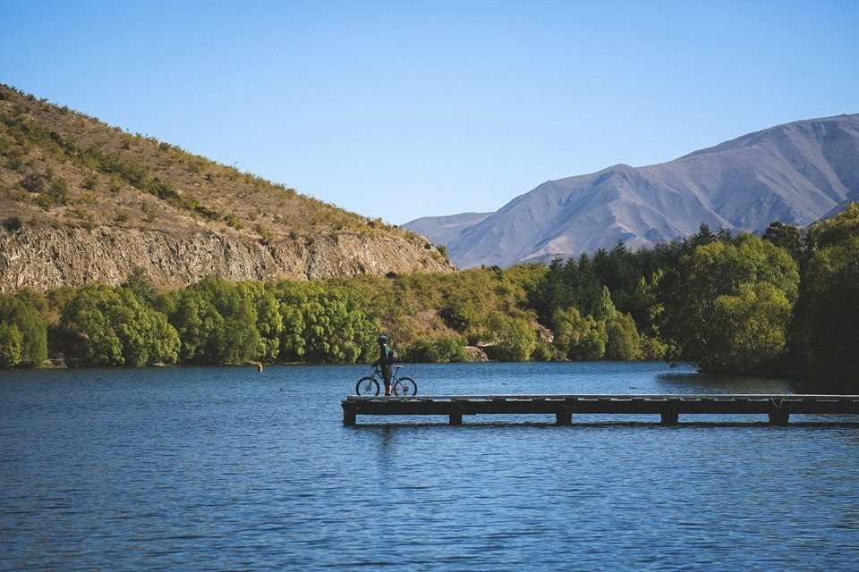 The newest section of the Alps 2 Ocean cycle trail from Sailors Cutting (pictured) to Benmore dam...