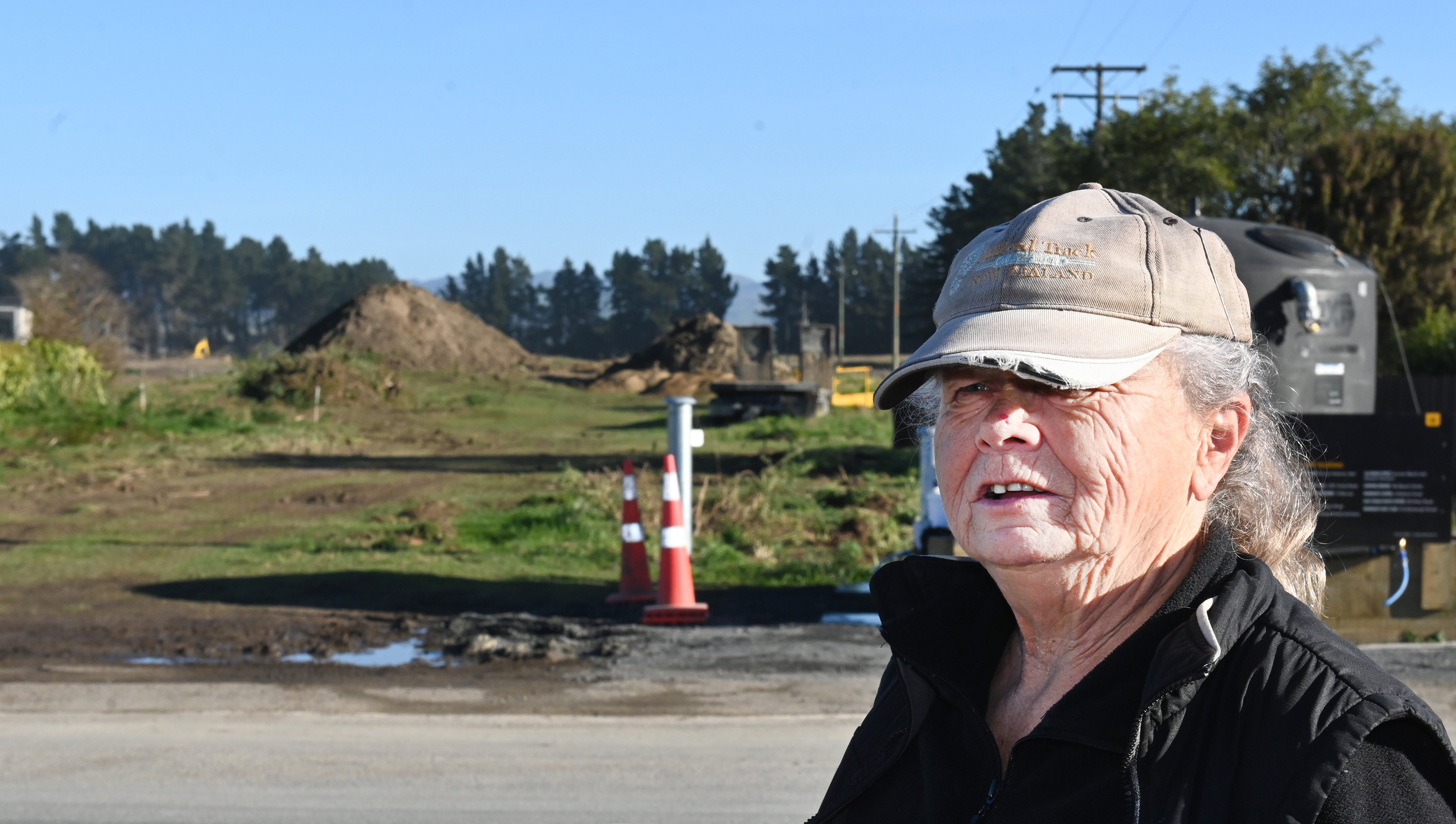 Waikouaiti resident Sharon Bryant says the site of a 45-lot subdivision being built across the...