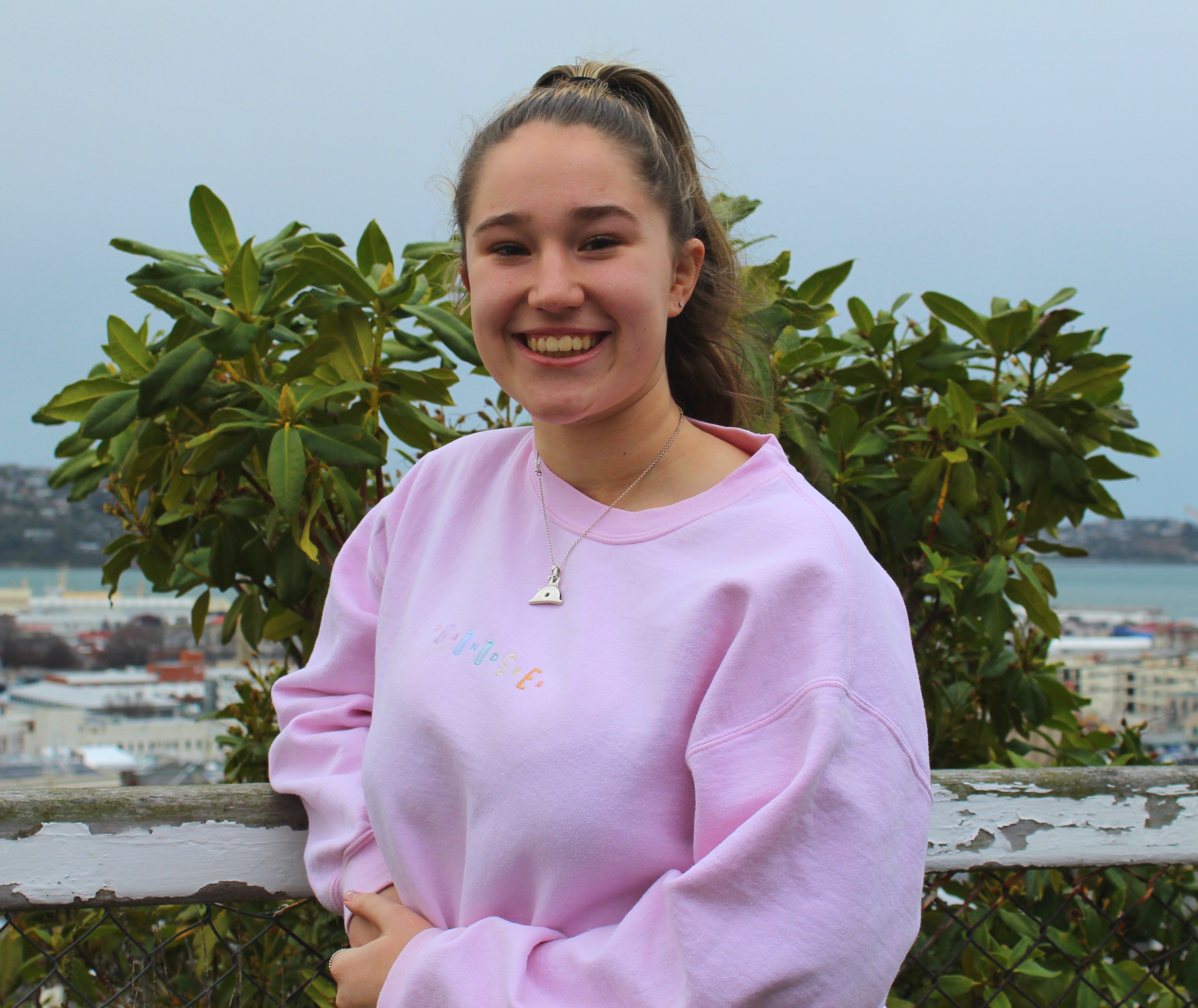 Next generation . . . St Hilda’s Collegiate School pupil Latasha Hastie (17), of Waikaka, has a...