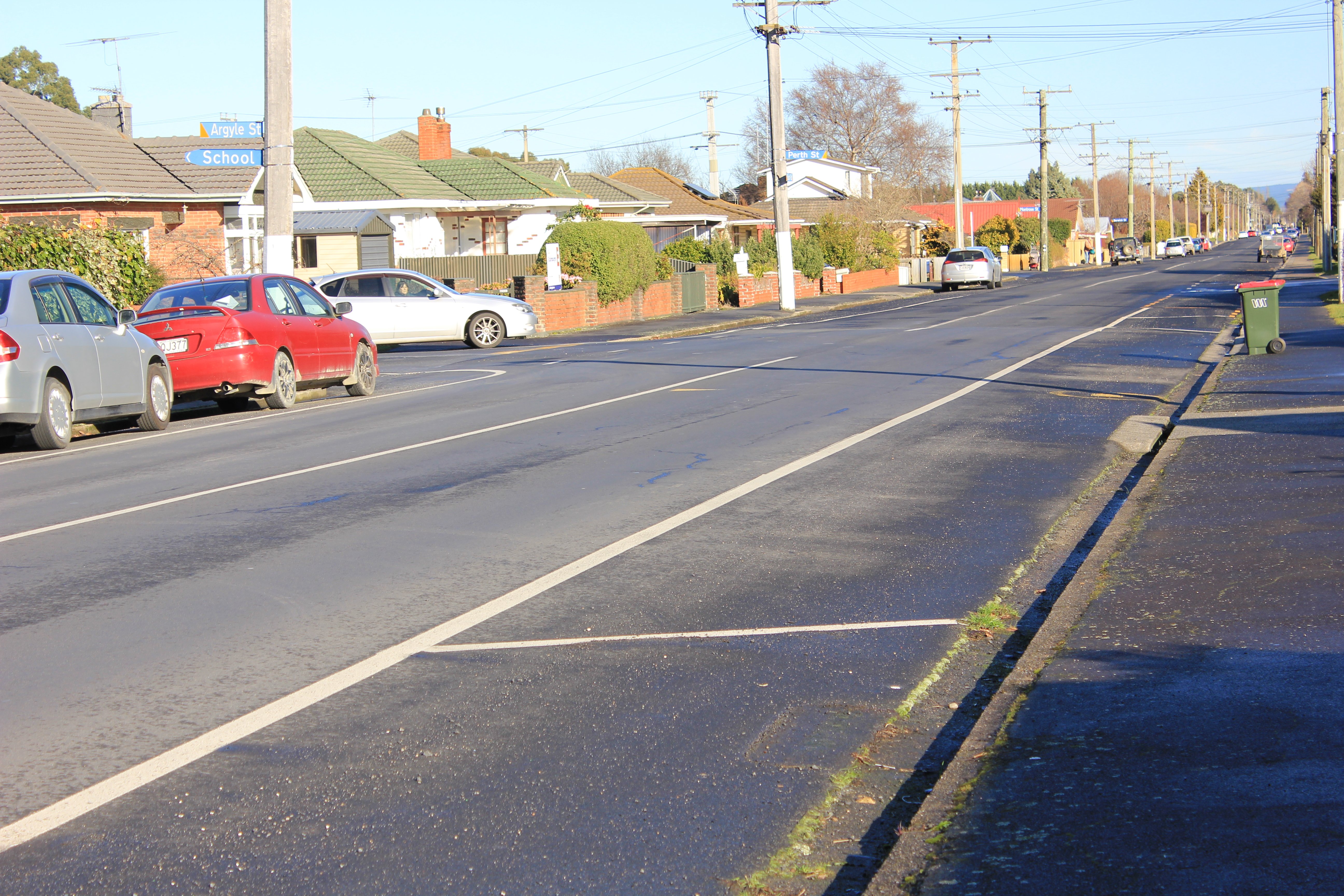 Where to cross . . . The location of a crossing on Factory Rd has mixed opinions on where it...