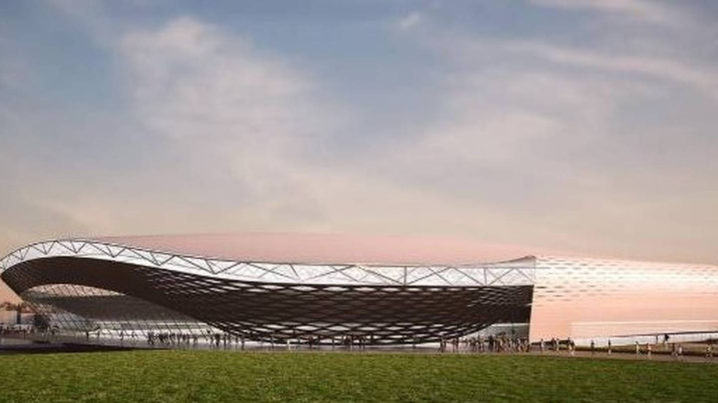 An artist's impression of the Christchurch multi-use stadium. Photo: Supplied