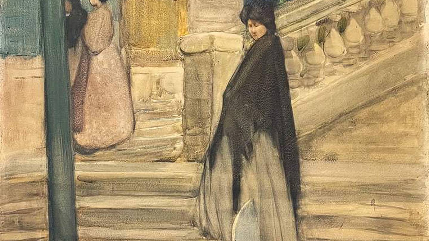 The Rialto, Venice is a painting by Frances Hodgkins, signed and dated 1906. Photo: Supplied The Rialto, Venice is a painting by Frances Hodgkins, signed and dated 1906. Photo: Supplied