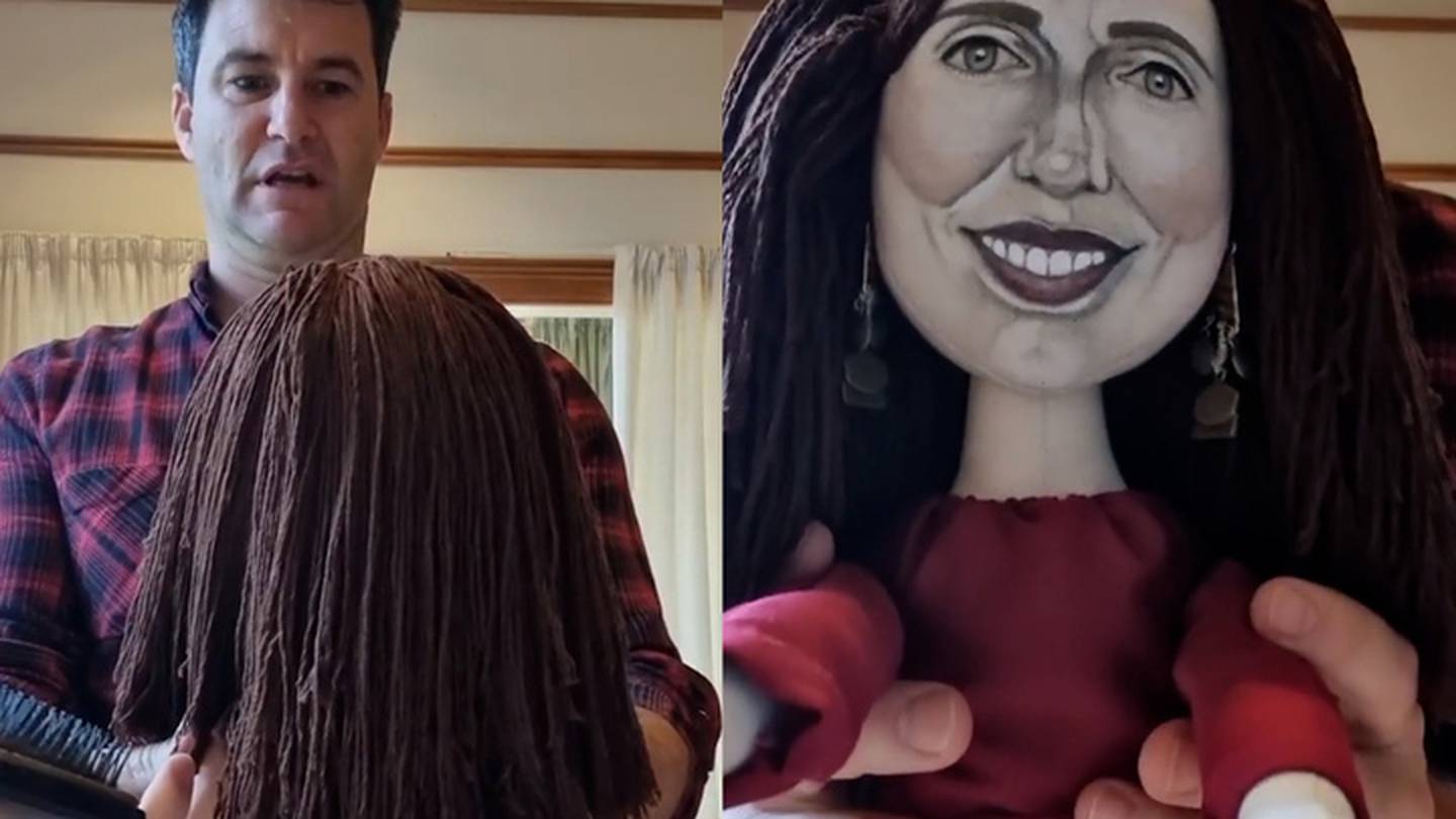 Neve was gifted a personalised dolly of her mum Jacinda Ardern, which the three-year-old has...
