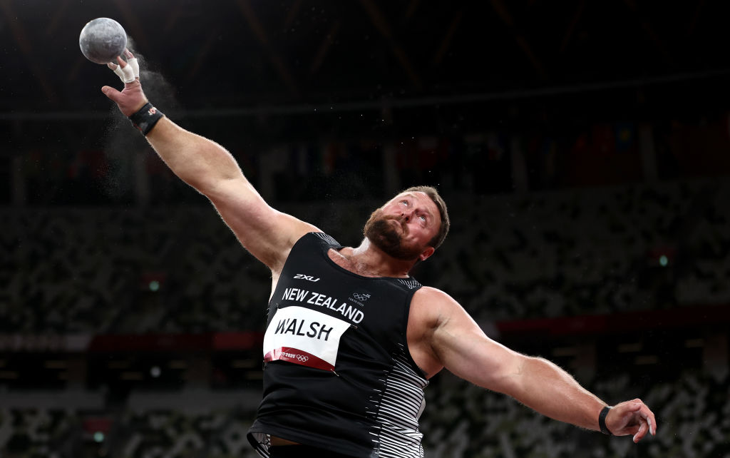 Tom Walsh in action during qualifying at the Tokyo Olympics. Photo: Getty