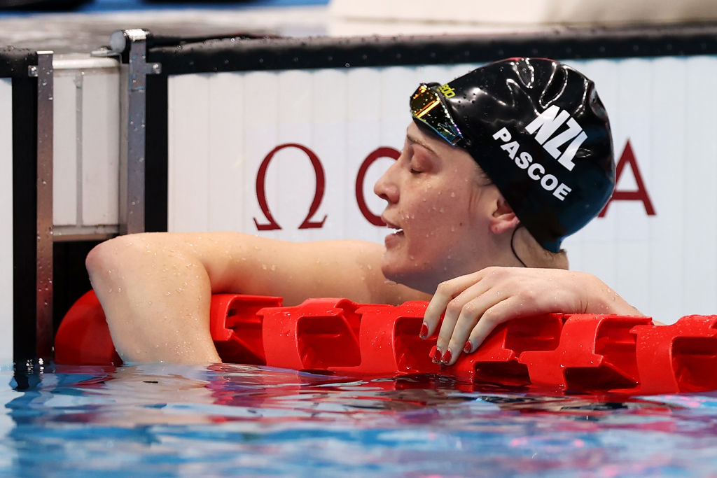 Sophie Pascoe after placing third in the backstroke final tonight, Photo: Getty Images 