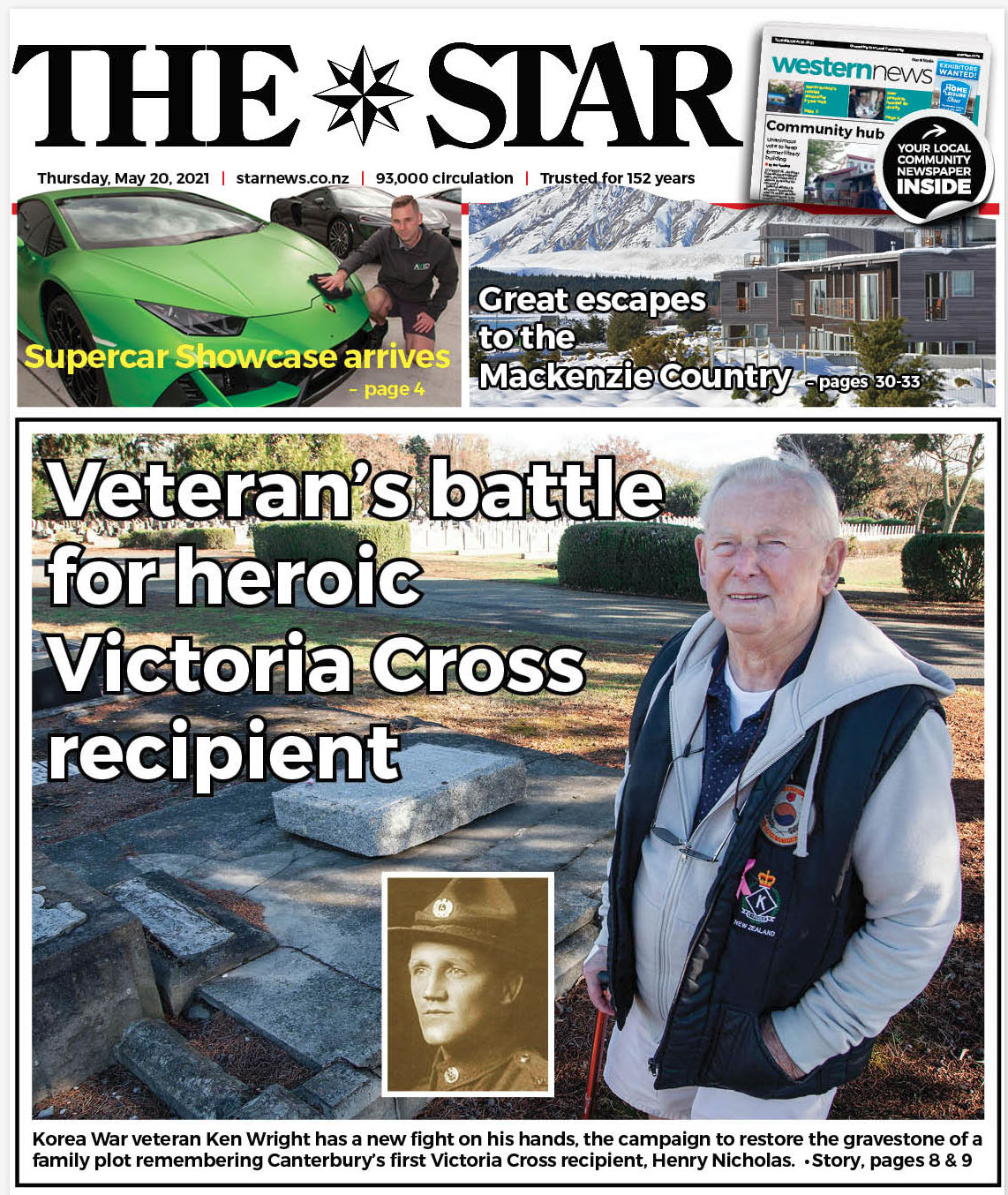 The Star front page on May 20.