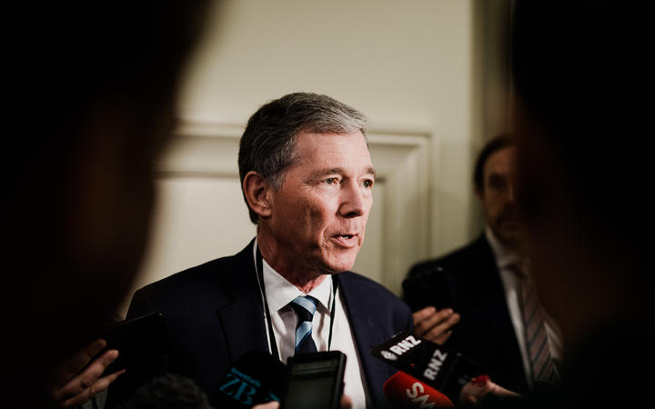 National Party president Peter Goodfellow is seeking re-election. Photo: RNZ 