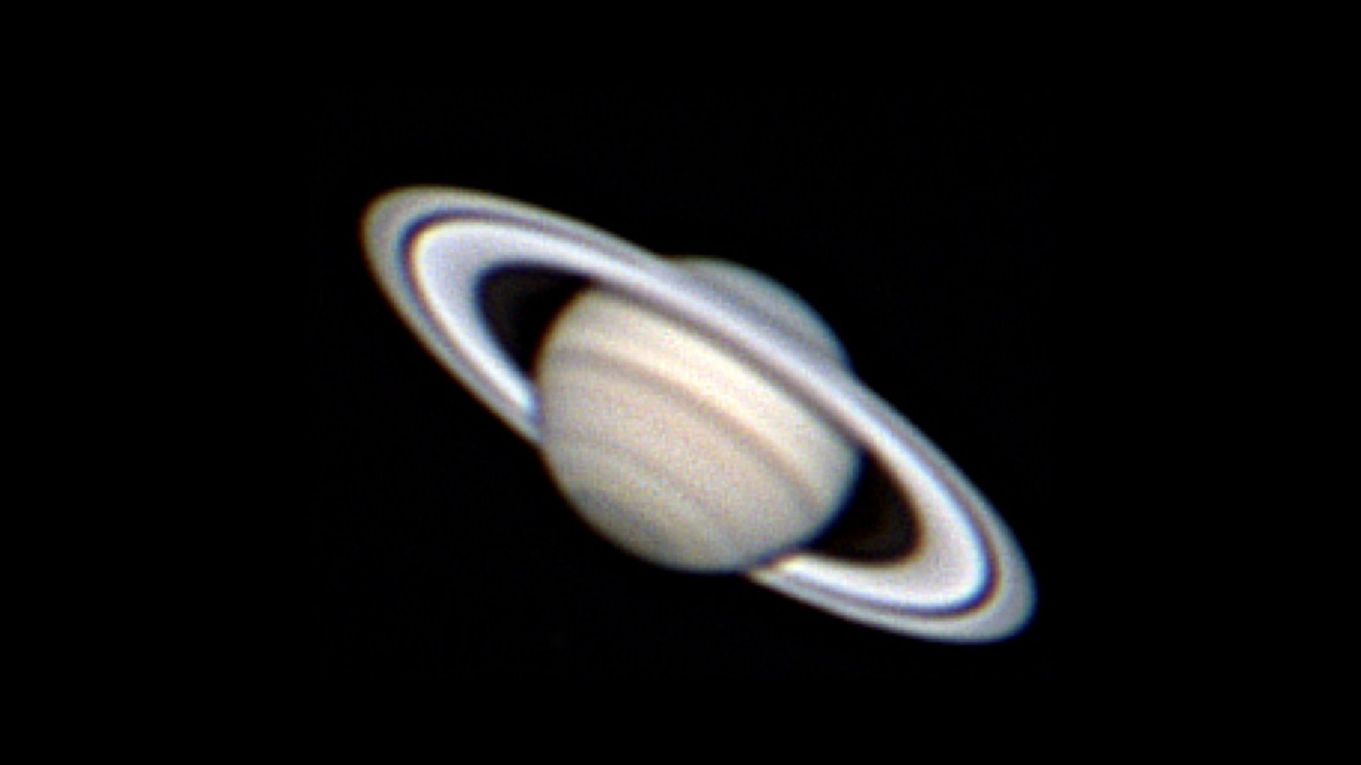 Saturn is seen clearly in this photo taken from Portobello last weekend. PHOTO: IAN GRIFFIN