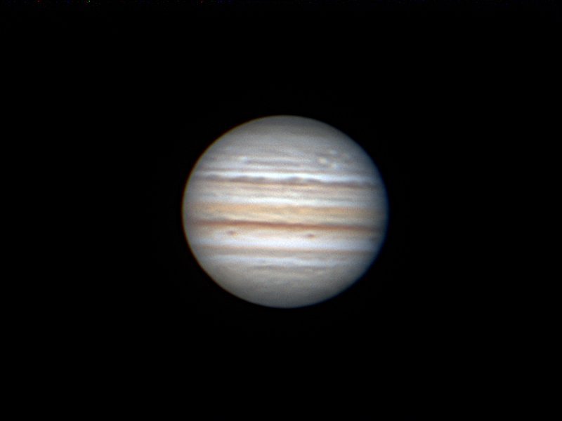 Jupiter, taken from Ian Griffin’s observatory recently. PHOTO: IAN GRIFFIN