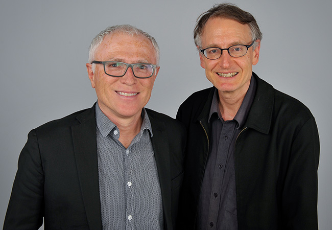 Professor Michael Baker (left) and Professor Nick Wilson. Photo: University of Otago