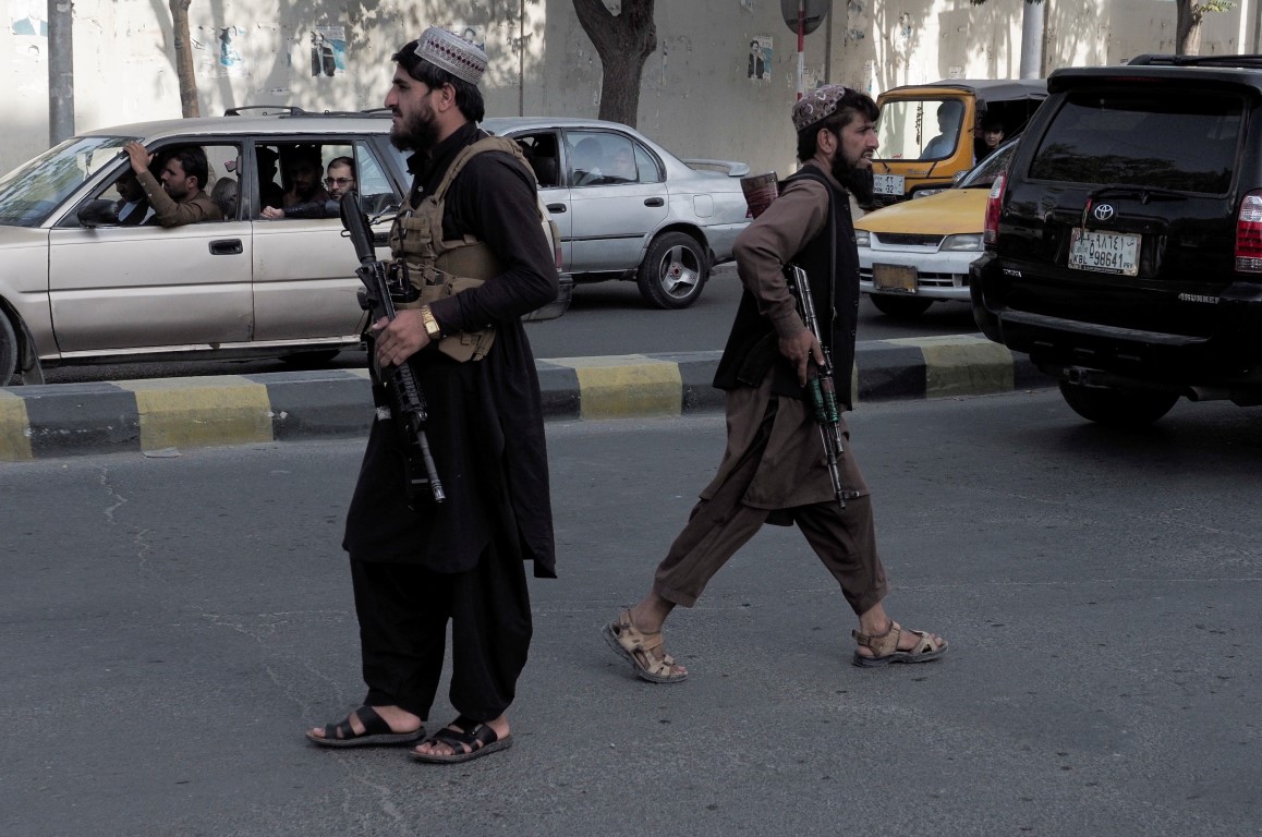 Taliban fighters guard a check-point in Afghanistan. File photo: Reuters
