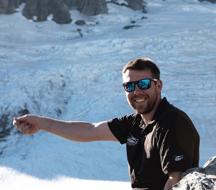 Dan Harrison, of Lister Helicopters, was killed in a helicopter crash yesterday. Photo: Supplied