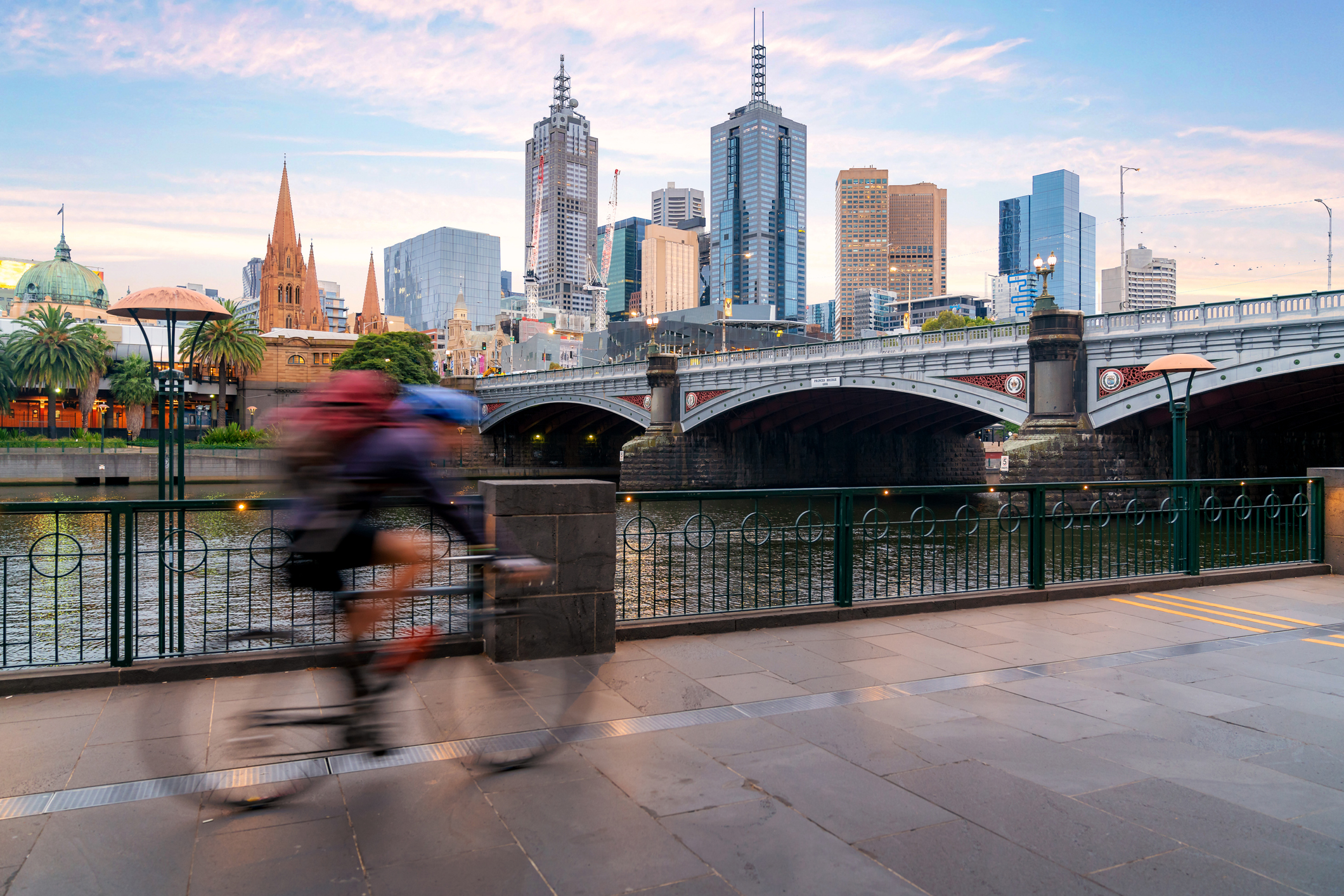 Melbourne is battling a fresh spike in Covid cases. Photo: Getty Images