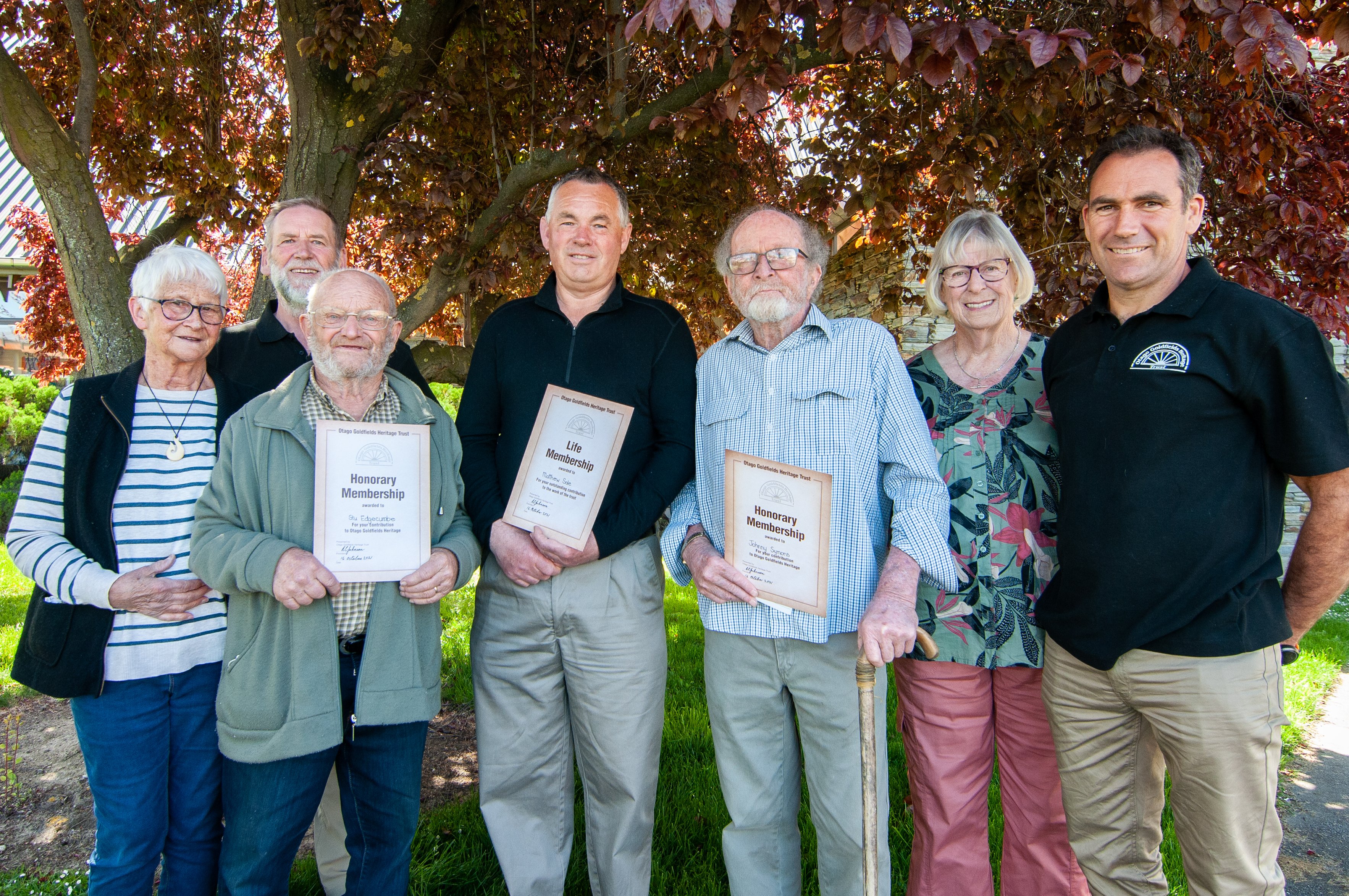 Celebrating the Otago Goldfields Heritage Trust’s newest life members and honorary members are ...