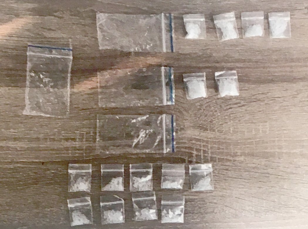 Police found more than $4000 of methamphetamine in deal bags at Timothy Moffatt’s home. PHOTO: NZ...