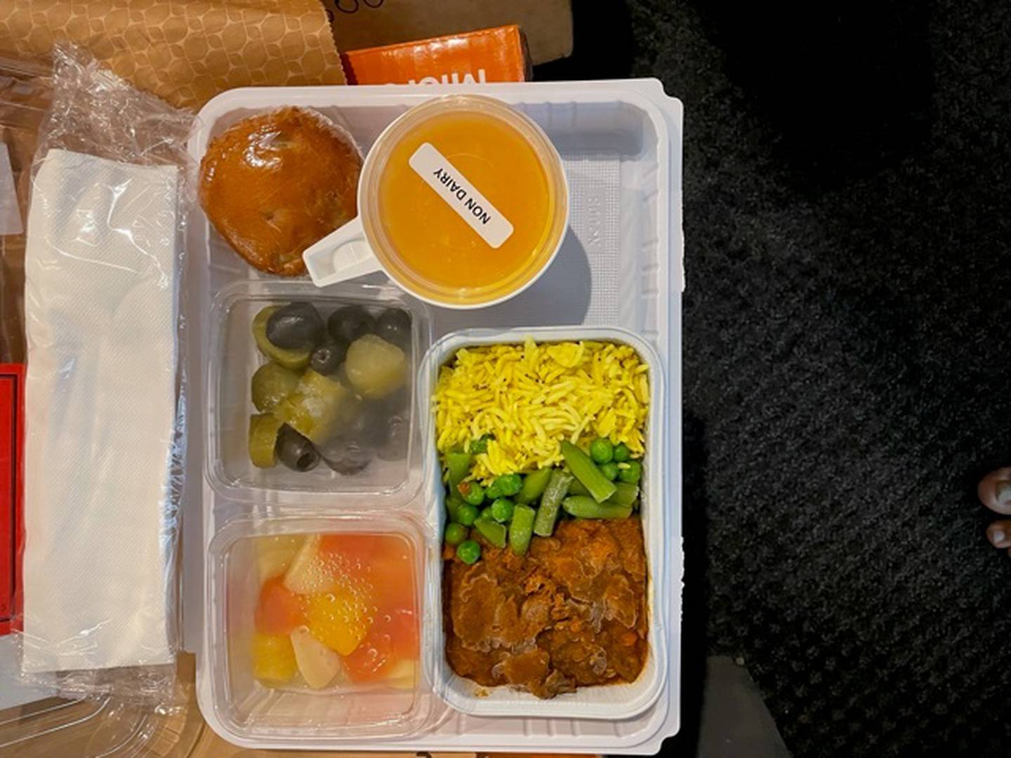 One of the frozen kosher meals Ilan Paz has received in Christchurch MIQ. Photo: Supplied via NZ...