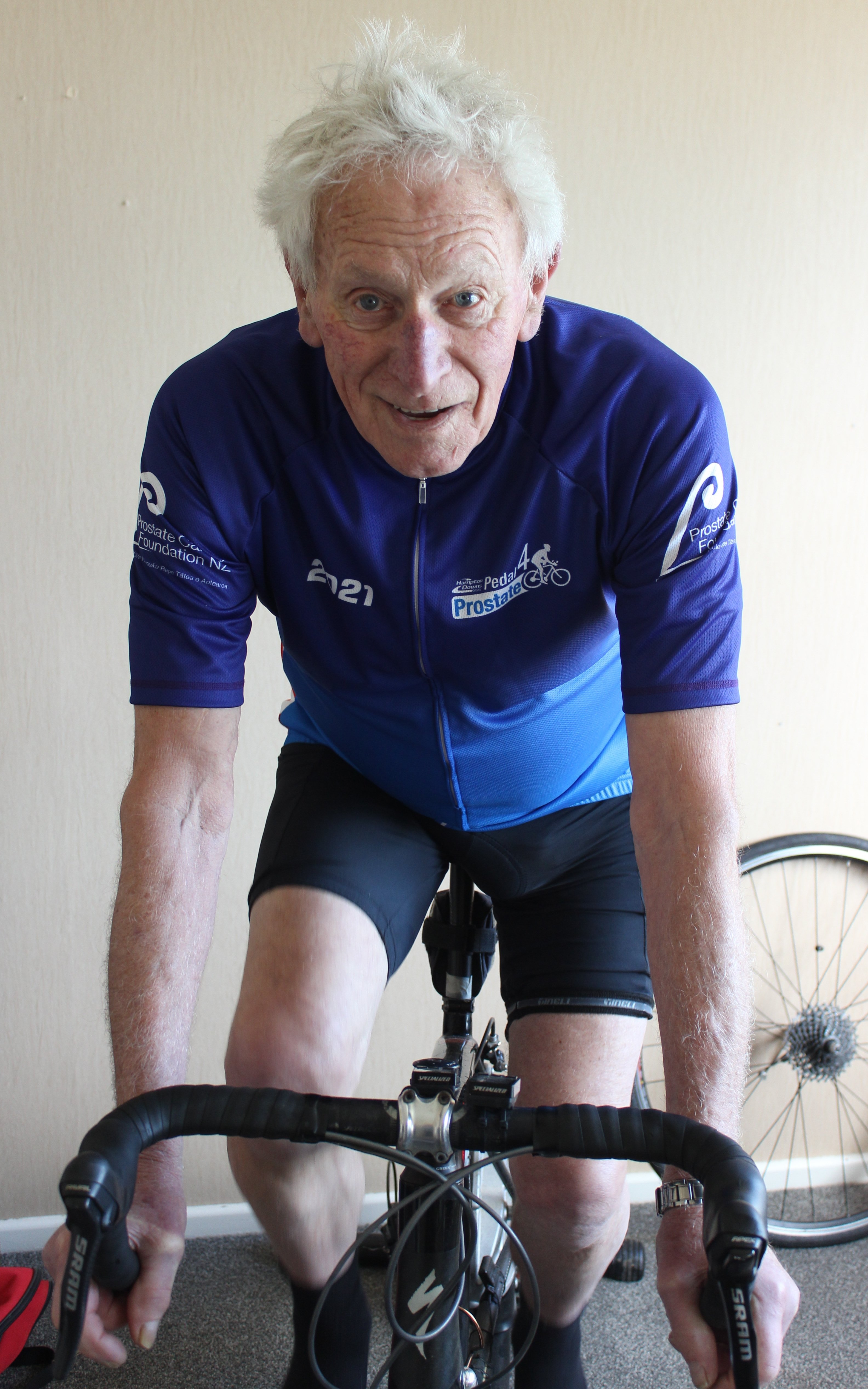 Invercargill retiree Peter Grandiek is planning a four-hour fundraising cycle ride on his 90th...