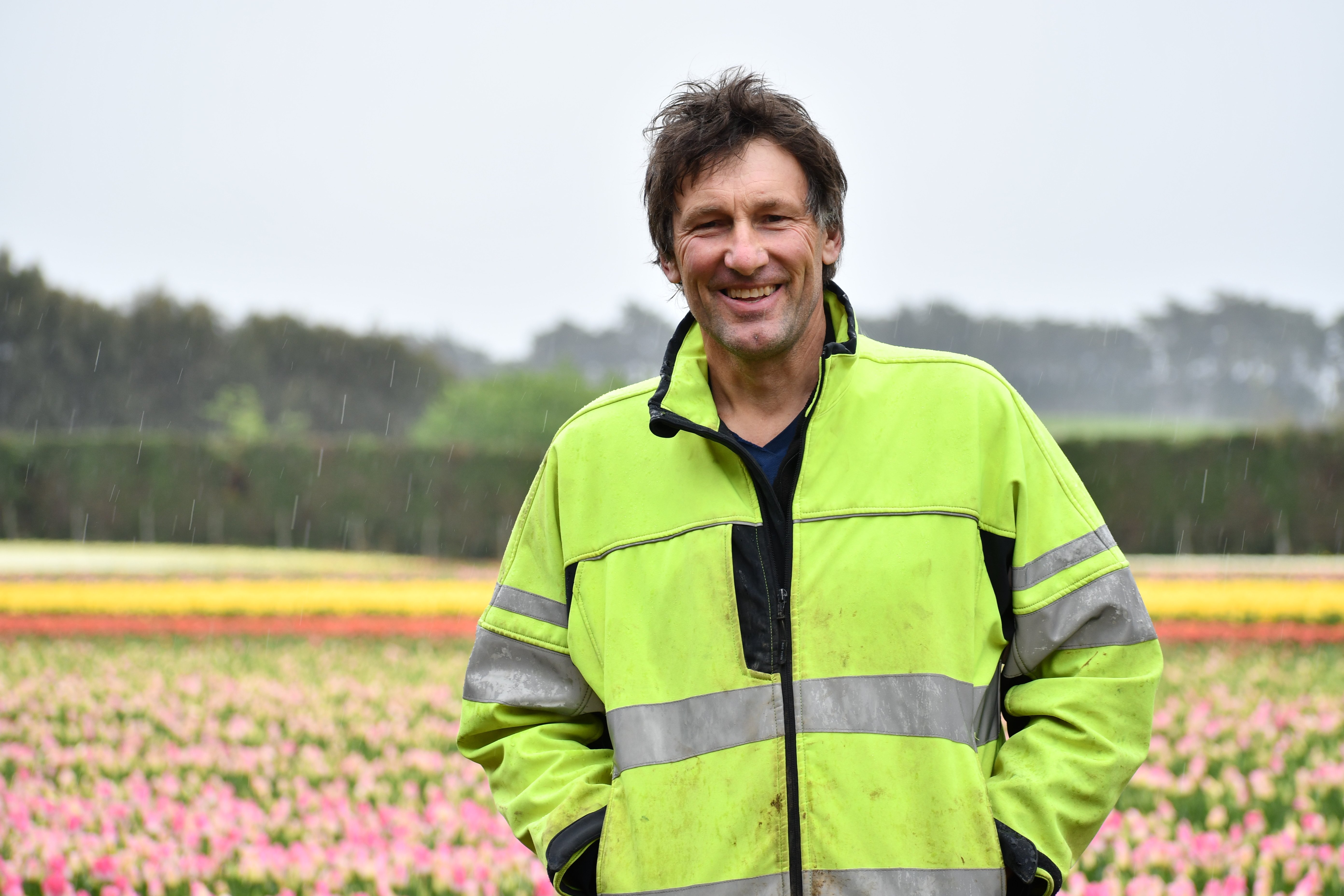 Van Eeden Tulips Production manager John van Eeden PHOTO: LAURA SMITH