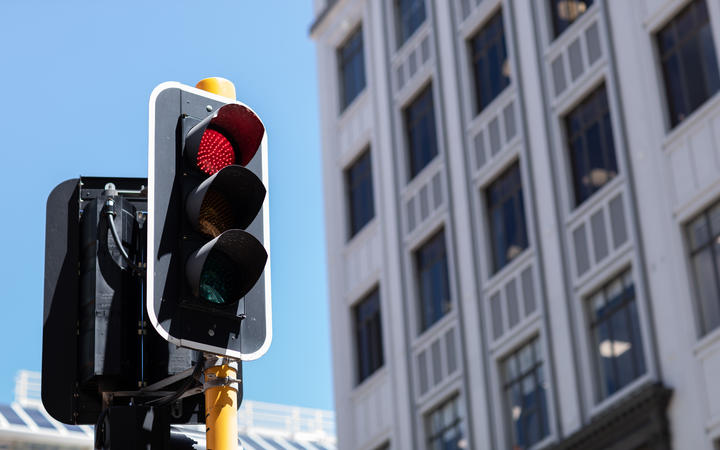 Traffic light Photo: RNZ