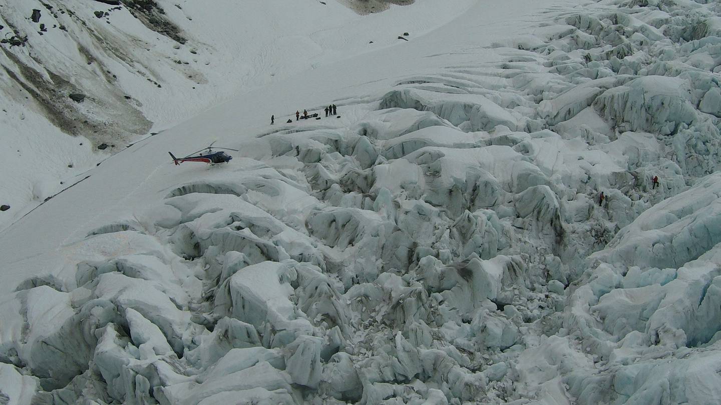 A massive recovery operation was launched after the crash. Photo: supplied 