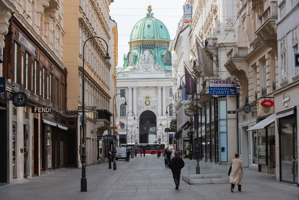 The Kohlmarkt shopping street in Vienna, Austria. Photo: Getty