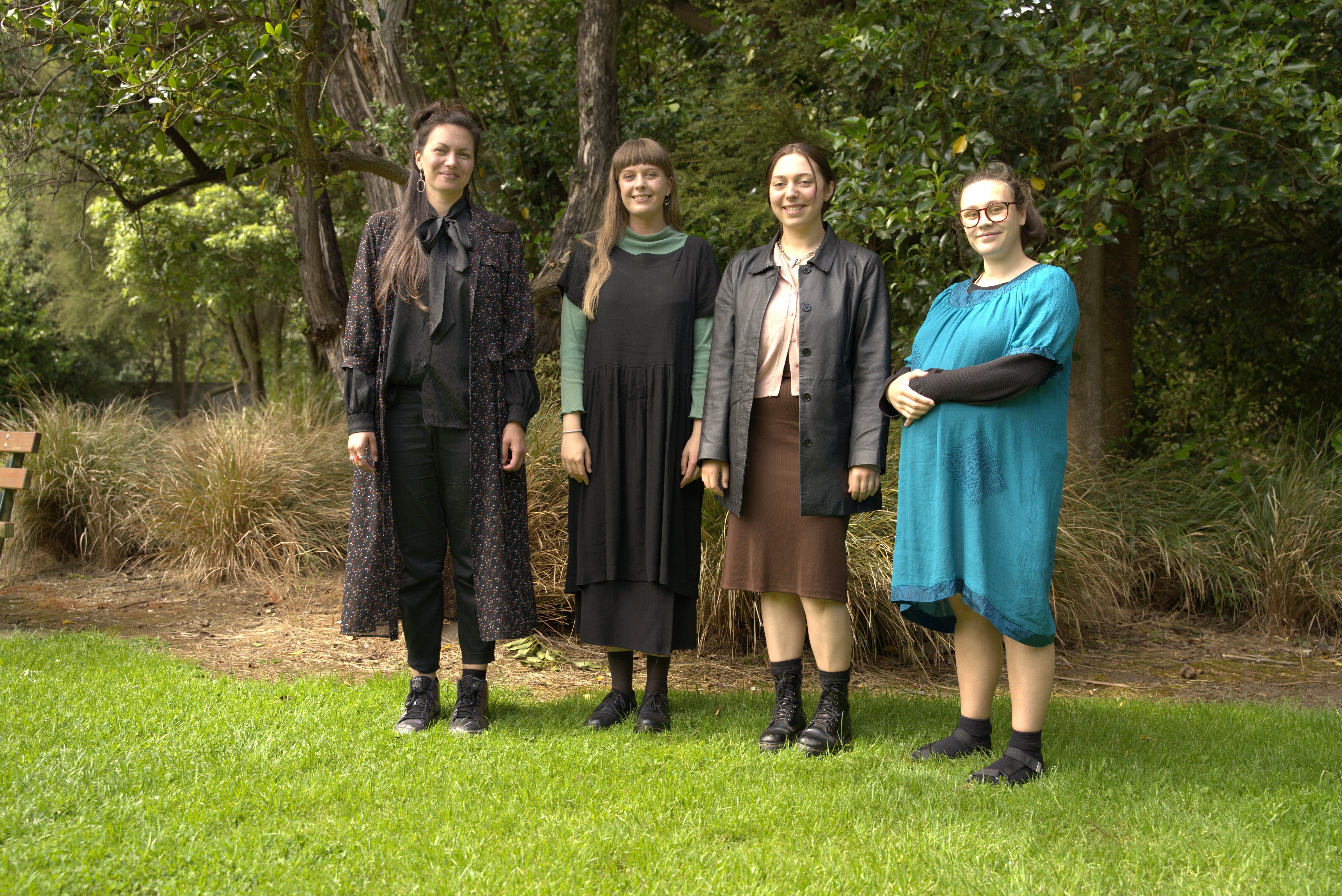 He reka te Kumara curators (from left) Aroha Novak (Ngai te Rangi, Tuhoe, Ngati Kahungunu),...