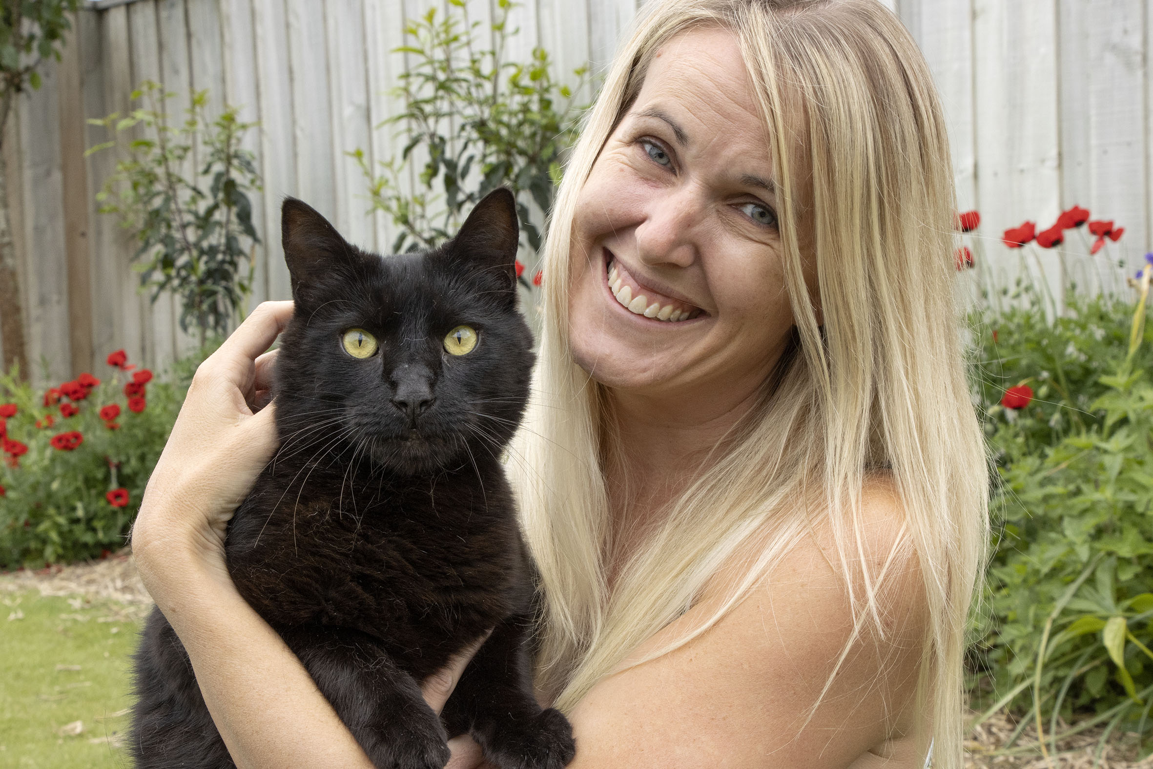 Audrey Ross and Odin. Photo: Geoff Sloan