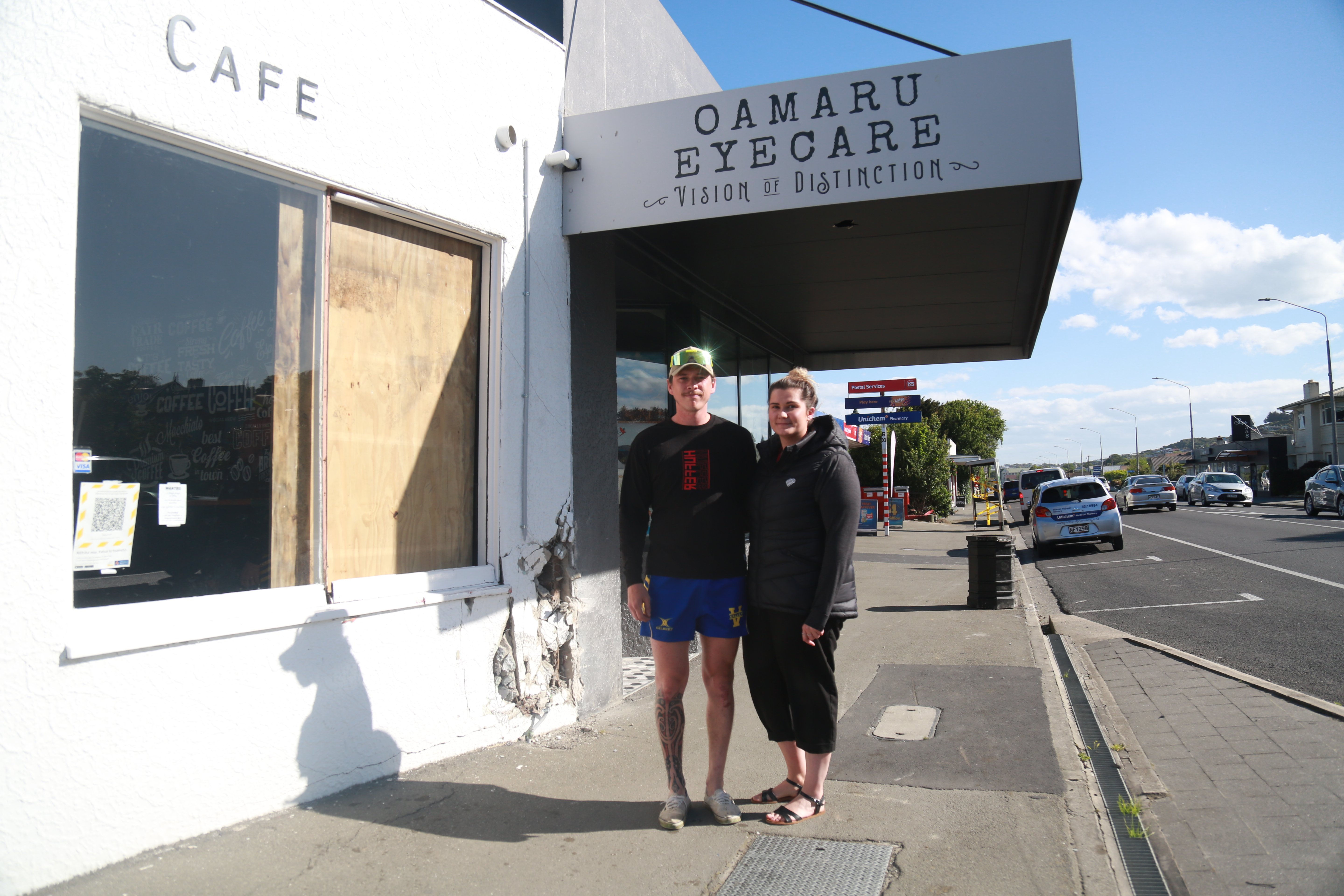 Daily Grind owners Keegan Wilson and Tena Donohue are overwhelmed by the support they have...