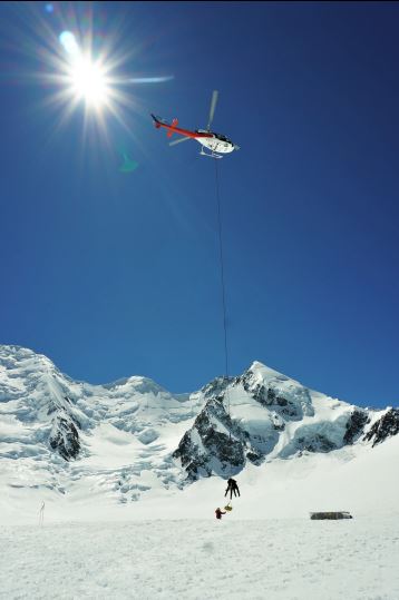 An SOS alert was received from an emergency beacon with the climber's position on the summit of...