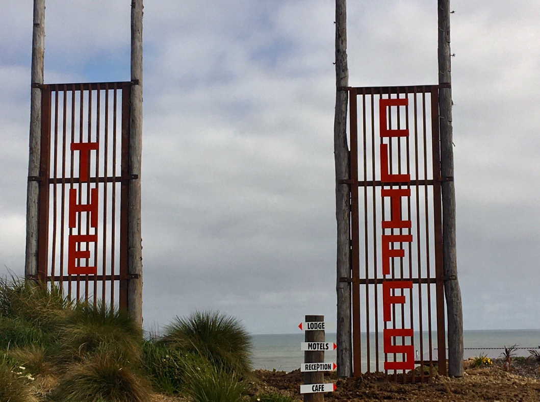 A homemade sign advertising accommodation in Tūātapere must come down, the council says. Photo:...