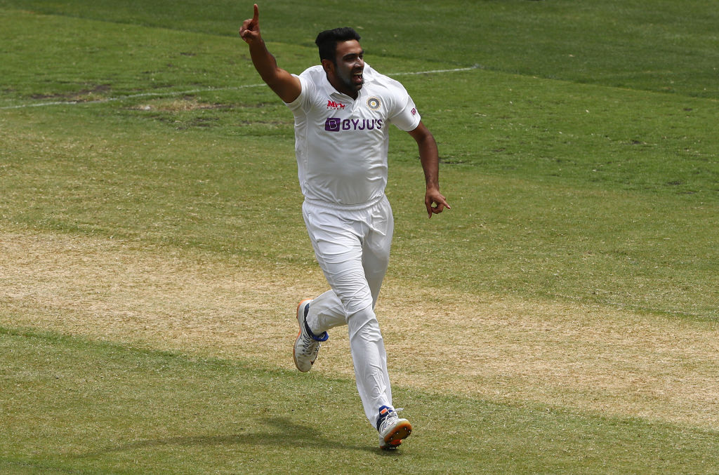 Ravichandran Ashwin took the final wicket for India against New Zealand. File photo: Getty