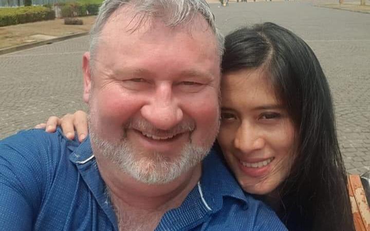 David Higgs' fiancée Riani Yudhi Prihatin hasn't been able to come to New Zealand. Photo: Supplied