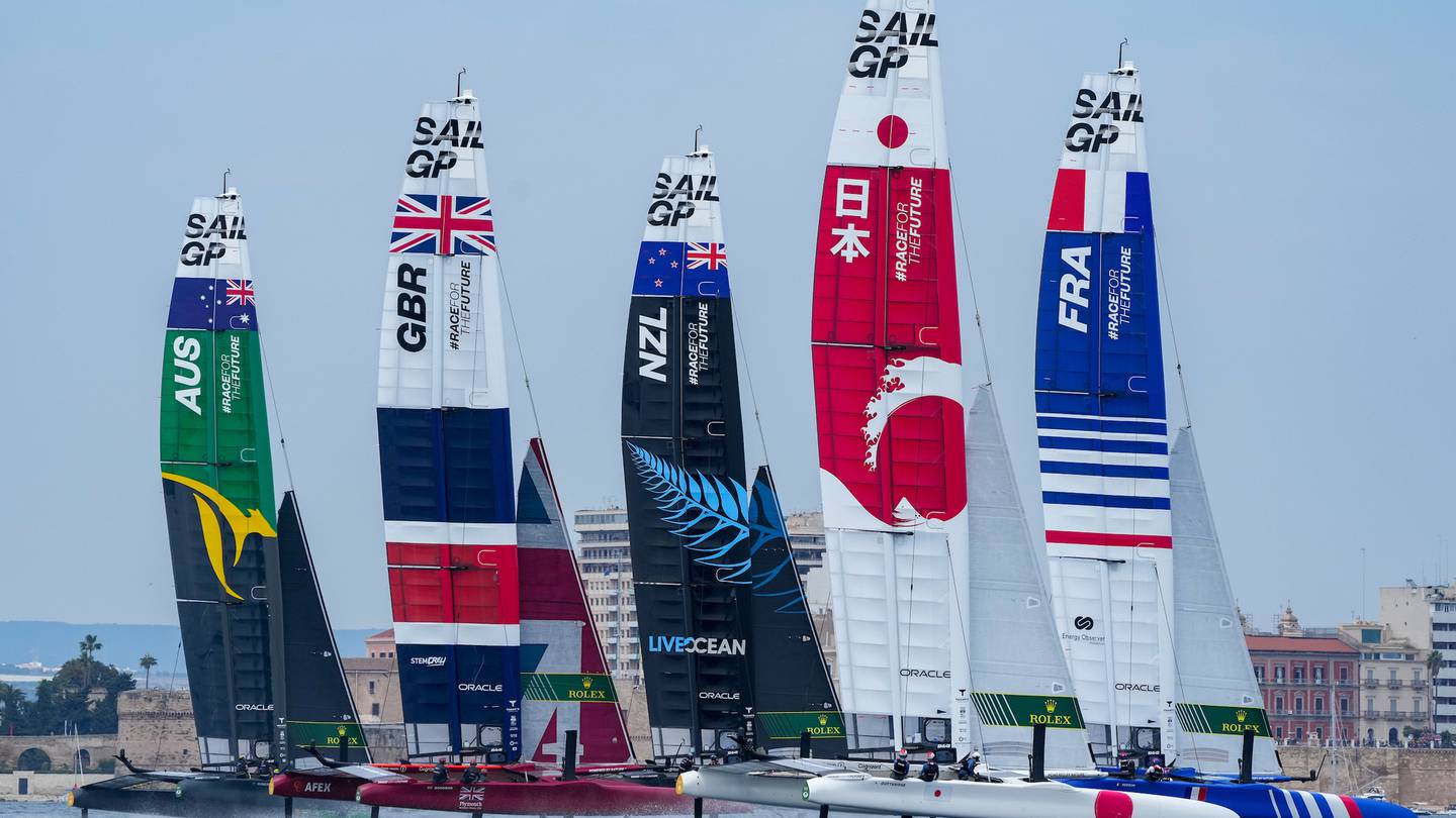 The SailGP fleet will race in New Zealand in 2023. Photo: SailGP