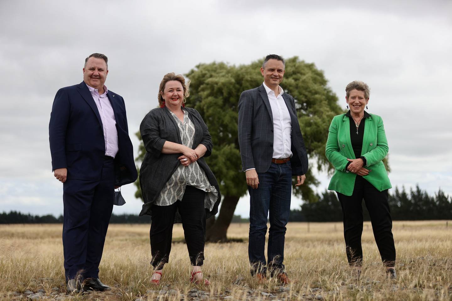 Christchurch Airport chief executive Malcolm Johns, Energy Minister Megan Woods, Climate Change...