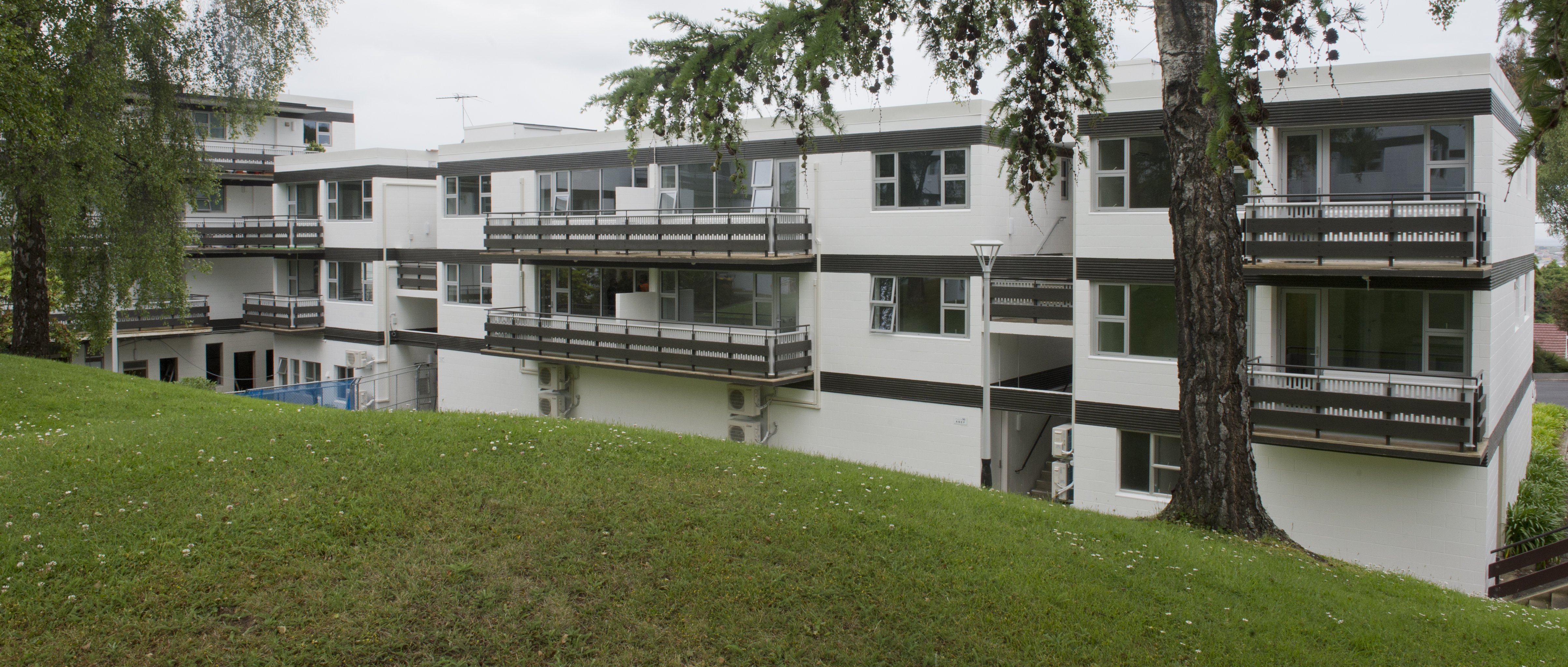 One of the apartment blocks at the Palmyra community housing complex, which has been completely...